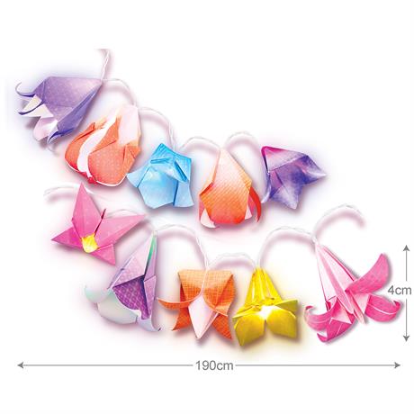 Набор для творчества 4M Оригами-гирлянда из цветов (00-04725) - фото 2
