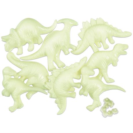 Набір сяючих 3D-наклейок 4M Динозаври (00-05426) - фото 1
