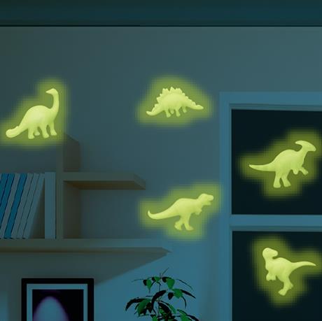 Набор светящихся 3D-наклеек 4M Динозавры (00-05426) - фото 5