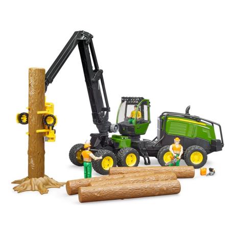 Модель Bruder Харвестер John Deere 1270G с 1 бревном 1:16 (02135) - фото 0