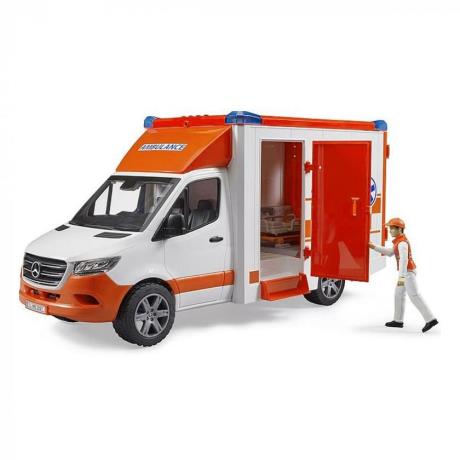 Автомодель Bruder MB Sprinter Швидка допомога з фігуркою 1:16 (02676) - фото 3