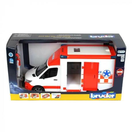 Автомодель Bruder MB Sprinter Швидка допомога з фігуркою 1:16 (02676) - фото 5
