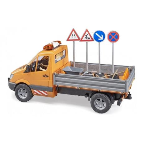 Автомодель Bruder Автомобіль дорожної служби MB Sprinter з аксесуарами 1:16 (02677) - фото 3