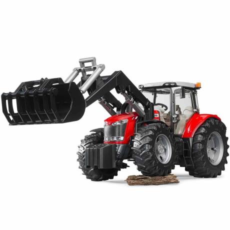 Модель Bruder Трактор Massey Ferguson 7624 с передним погрузчиком 1:16 (03047) - фото 0