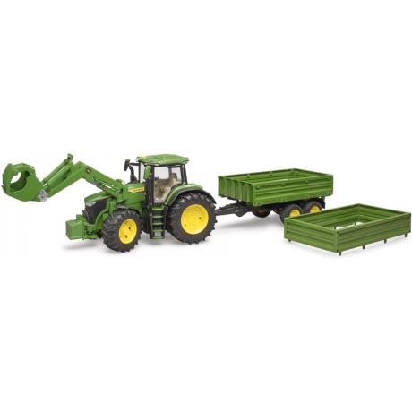 Модель Bruder Трактор John Deere з причепом 1:16 (03155) - фото 2