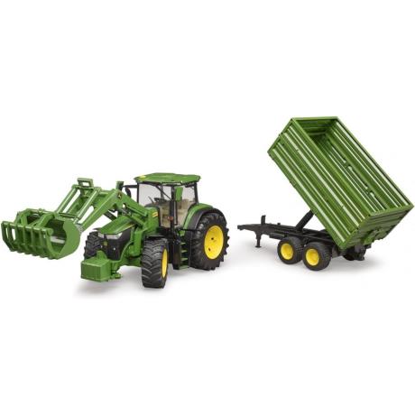 Модель Bruder Трактор John Deere з причепом 1:16 (03155) - фото 3