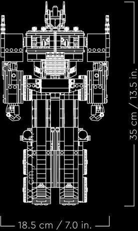 Конструктор LEGO Icons Трансформери Оптимус Прайм 1508 деталей (10302) - фото 0