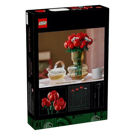 Конструктор LEGO Icons Букет троянд 822 деталі (10328) - фото 9