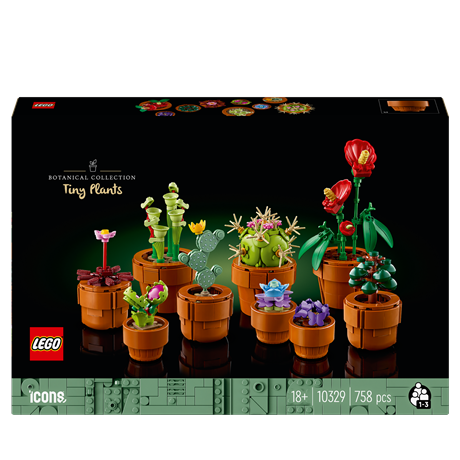 Конструктор LEGO Icons Миниатюрные растения 758 деталей (10329) - фото 0