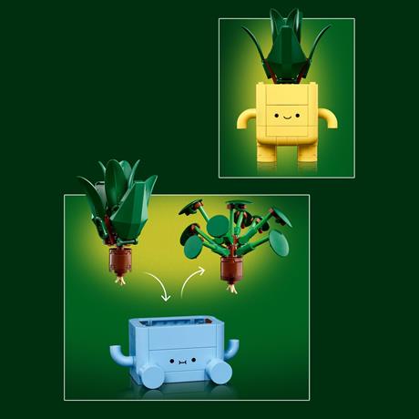 Конструктор LEGO Botanicals Щасливі рослини 217 деталей (10349) - фото 14