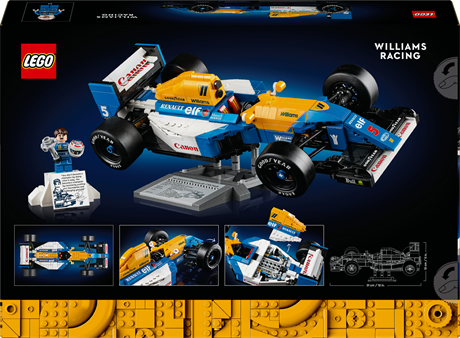 Конструктор LEGO Icons Williams Racing FW14B и Найджел Мэнселл 799 деталей (10353) - фото 3