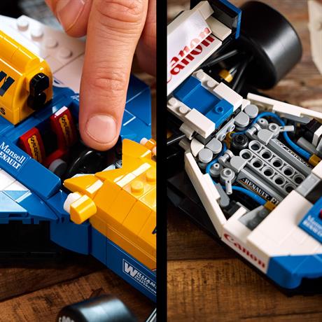 Конструктор LEGO Icons Williams Racing FW14B и Найджел Мэнселл 799 деталей (10353) - фото 6