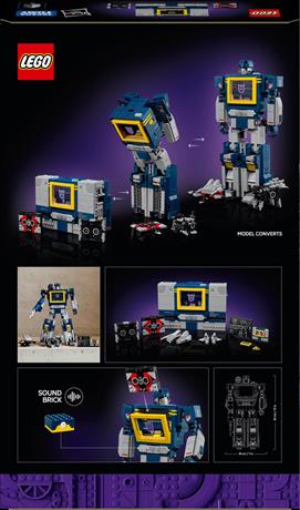 Конструктор LEGO Icons Transformers: Саундвейв (10358) - фото 2