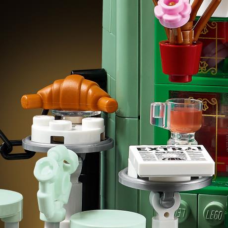 Конструктор LEGO Icons Французька кав'ярня 1101 деталь (10362) - фото 6