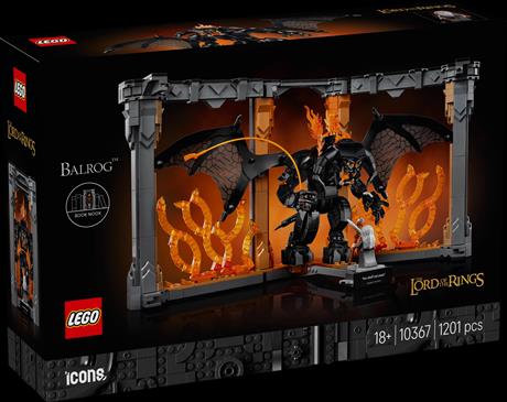 Конструктор LEGO Icons Володар перснів Балроґ Книжковий куточок 1201 деталь (10367) - фото 2