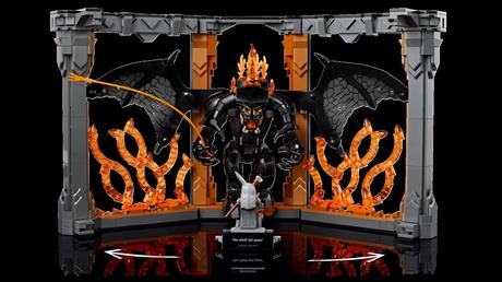 Конструктор LEGO Icons Володар перснів Балроґ Книжковий куточок 1201 деталь (10367) - фото 16