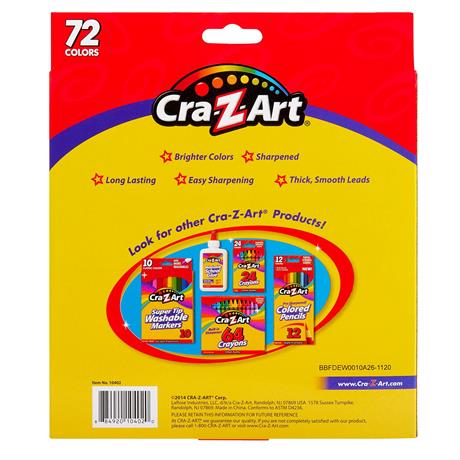 Набір олівців Cra-Z-Art Cra-Z-Art 72 кольорів (10402CRA) - фото 0