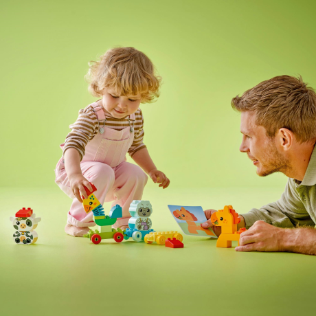 Конструктор LEGO DUPLO My First Мій перший поїзд із тваринками 19 деталей (10412) - фото 0