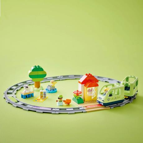 Конструктор LEGO DUPLO Town Інтерактивний пригодницький потяг 57 деталей (10427) - фото 10