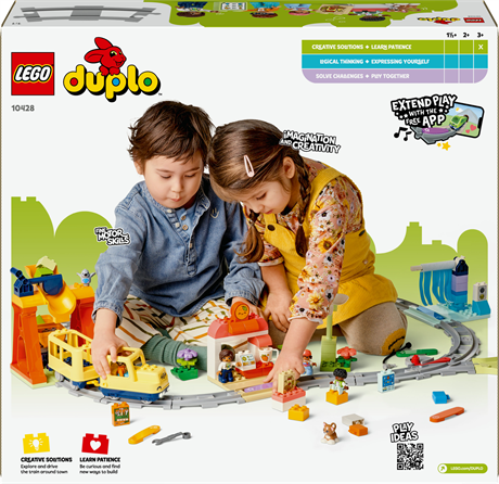 Конструктор LEGO DUPLO Town Великий інтерактивний громадський потяг 103 деталі (10428) - фото 3