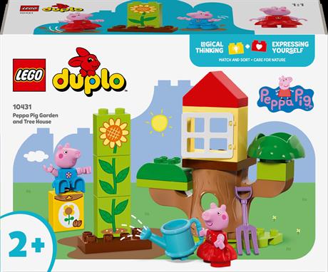 Конструктор LEGO DUPLO Сад и домик на дереве Пеппы 20 деталей (10431) - фото 2