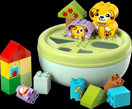 Конструктор LEGO DUPLO My First Сортувальник фігур будинок для цуценят 17 деталей (10441) - фото 4