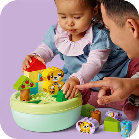 Конструктор LEGO DUPLO My First Сортувальник фігур будинок для цуценят 17 деталей (10441) - фото 6
