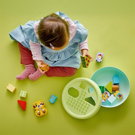 Конструктор LEGO DUPLO My First Сортувальник фігур будинок для цуценят 17 деталей (10441) - фото 10