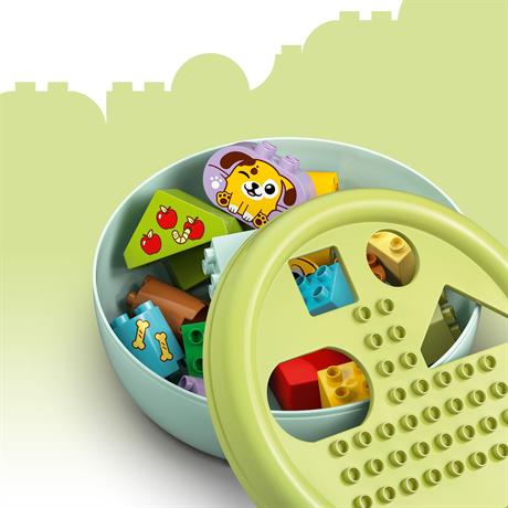 Конструктор LEGO DUPLO My First Сортувальник фігур будинок для цуценят 17 деталей (10441) - фото 12
