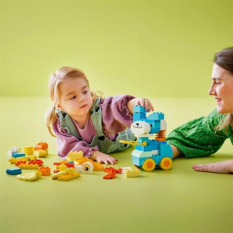 Конструктор LEGO DUPLO Town Тварини на колесах 3 в 1, 58 деталей (10448) - фото 9