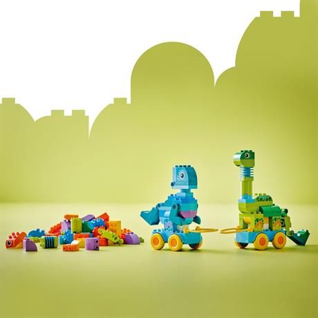 Конструктор LEGO DUPLO Town Динозаври на колесах 3 в 1, 108 деталей (10451) - фото 2