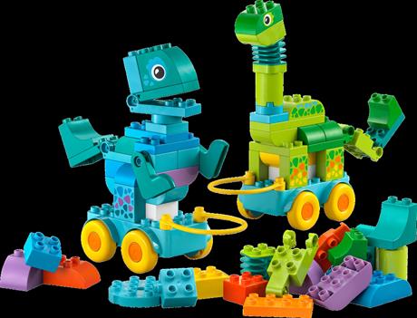 Конструктор LEGO DUPLO Town Динозаври на колесах 3 в 1, 108 деталей (10451) - фото 7