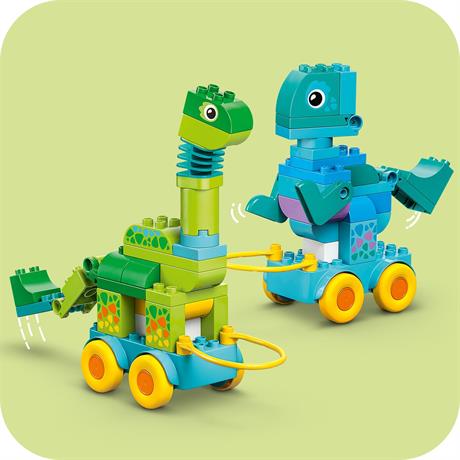 Конструктор LEGO DUPLO Town Динозаври на колесах 3 в 1, 108 деталей (10451) - фото 8