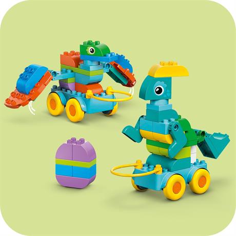 Конструктор LEGO DUPLO Town Динозаври на колесах 3 в 1, 108 деталей (10451) - фото 10