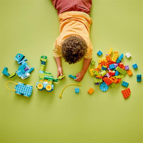 Конструктор LEGO DUPLO Town Динозаври на колесах 3 в 1, 108 деталей (10451) - фото 12