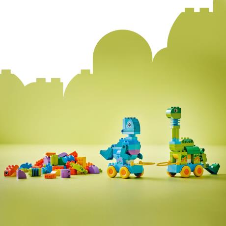 Конструктор LEGO DUPLO Town Динозаври на колесах 3 в 1, 108 деталей (10451) - фото 2