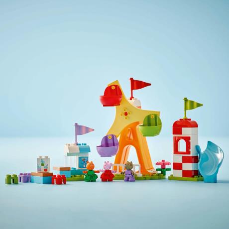 Конструктор LEGO DUPLO Свинка Пеппа Ярмарок розваг 53 деталі (10453) - фото 10