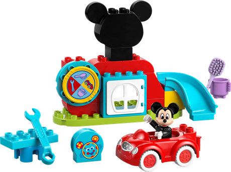 Конструктор LEGO DUPLO Disney Микки Маус Клубный дом и автомобиль 27 деталей (10454) - фото 4