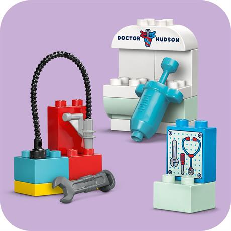 Конструктор LEGO Duplo Disney Візит МакКвіна в гараж Дока (10456) - фото 1