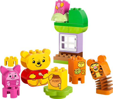 Конструктор LEGO DUPLO Disney День рождения Винни Пуха 22 детали (10457) - фото 4