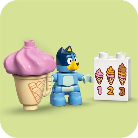 Конструктор LEGO DUPLO Bluey Подорож із морозивом із Блуї 22 деталі (10458) - фото 4