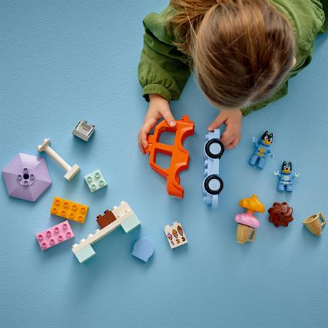 Конструктор LEGO DUPLO Bluey Подорож із морозивом із Блуї 22 деталі (10458) - фото 6