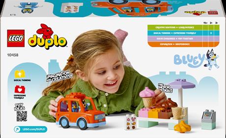 Конструктор LEGO DUPLO Bluey Подорож із морозивом із Блуї 22 деталі (10458) - фото 9