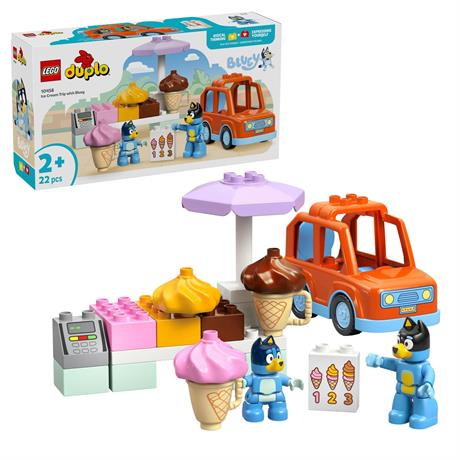 Конструктор LEGO DUPLO Bluey Подорож із морозивом із Блуї 22 деталі (10458) - фото 2