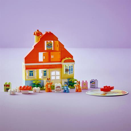 Конструктор LEGO DUPLO Bluey Родинний дім Блуї із грою на запам'ятовування 83 деталі (10459) - фото 8