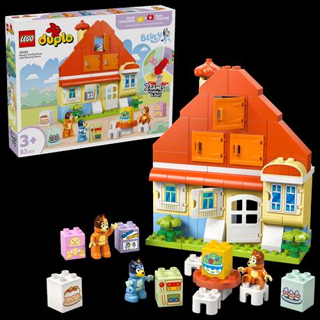 Конструктор LEGO DUPLO Bluey Родинний дім Блуї із грою на запам'ятовування 83 деталі (10459) - фото 0