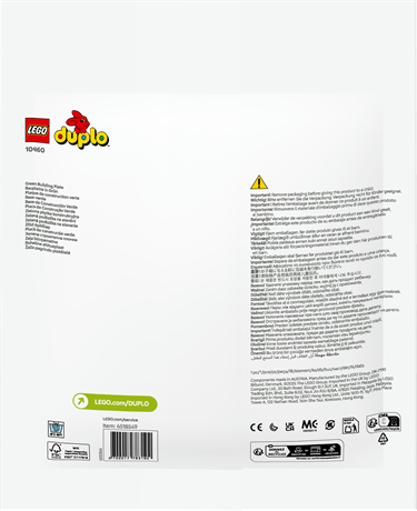 Конструктор LEGO DUPLO Зелена будівельна пластина 1 деталь (10460) - фото 3