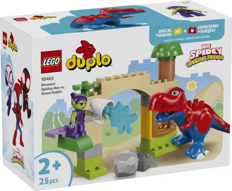 Конструктор LEGO DUPLO Disney Динозавр Spidey-Rex проти Зеленого Гобліна 25 Деталей  (10463) - фото 11