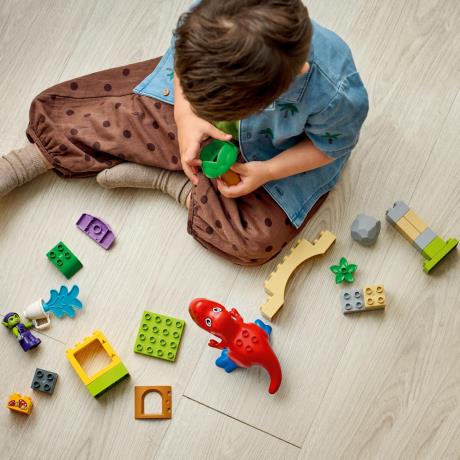 Конструктор LEGO DUPLO Disney Динозавр Spidey-Rex проти Зеленого Гобліна 25 Деталей  (10463) - фото 11