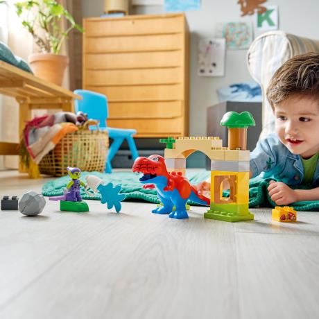 Конструктор LEGO DUPLO Disney Динозавр Spidey-Rex проти Зеленого Гобліна 25 Деталей  (10463) - фото 11